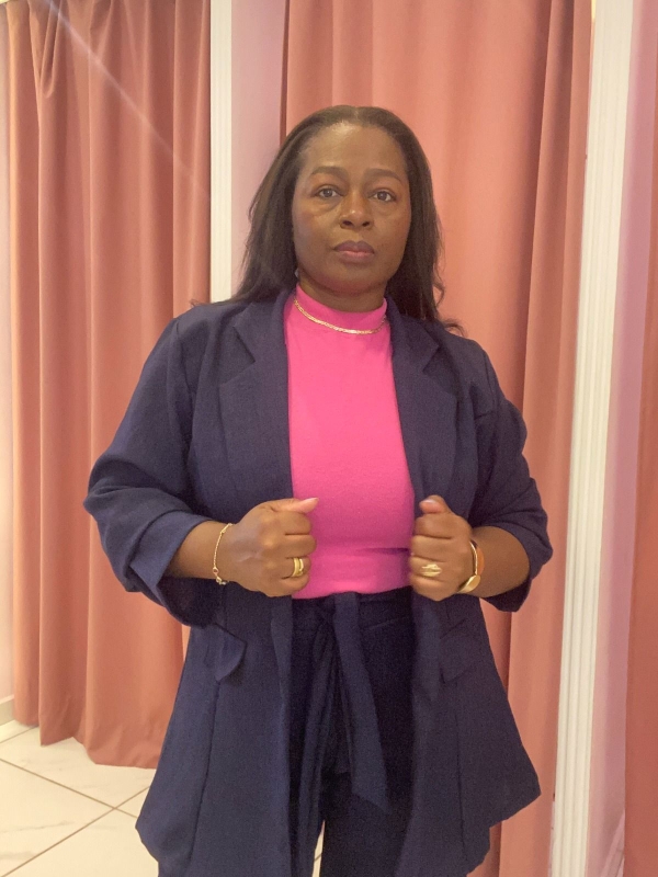 Conjunto Blazer com Calça – Azul Marinho