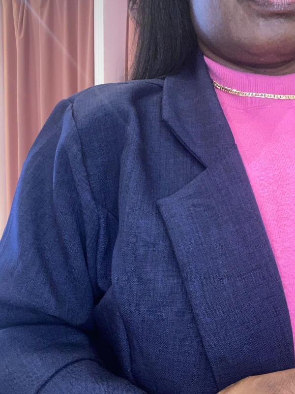 Conjunto Blazer com Calça – Azul Marinho - Image 2