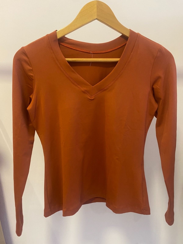 Blusa Manga Longa – Terracota