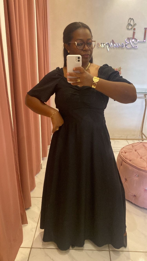 Vestido Evasê – Preto